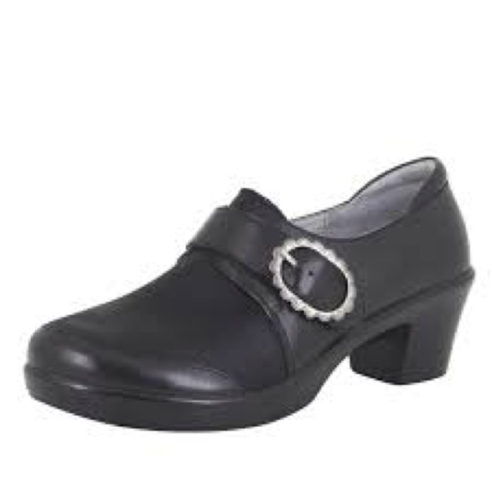 Alegria Holli black burnish shoes size 40
